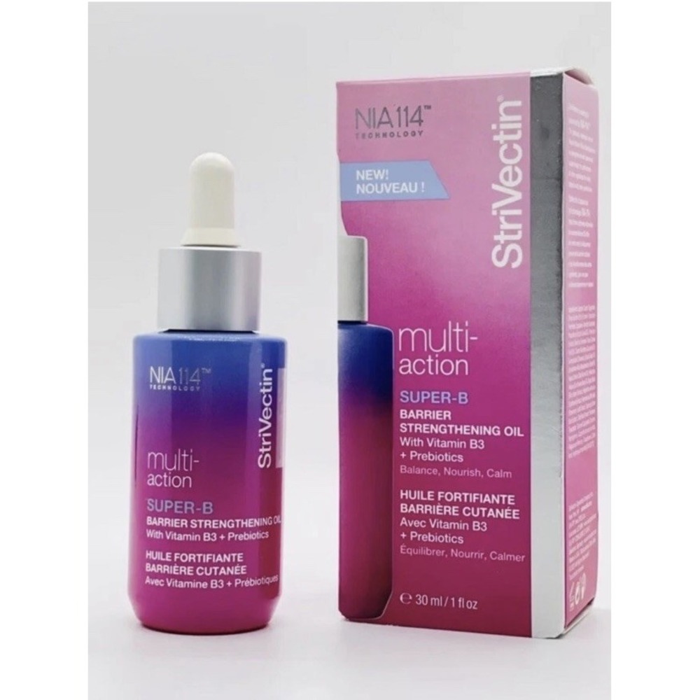 NIA114 StriVectin Multi Action Super B Strengthening Oil Prebiotics 1 oz